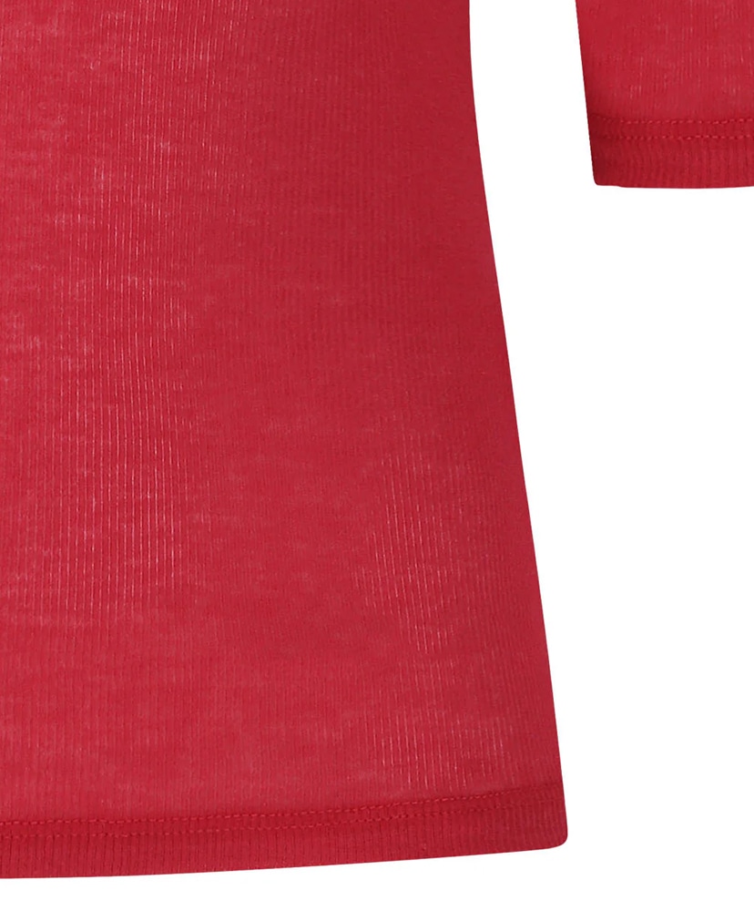 Round Short Sleeve T-Shirt Red/レッド 1(WOMEN)