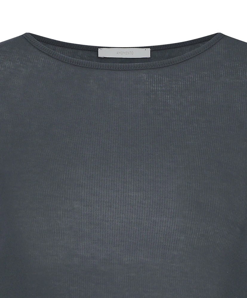 Round T-Shirt Charcoal/チャコール 1(WOMEN)