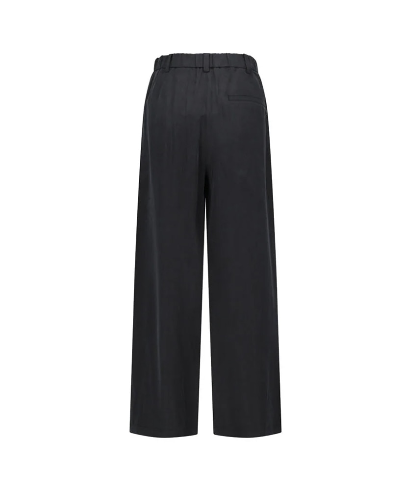 Women's Cupro Two Tuck Wide Pants Black/ブラック 0(WOMEN)