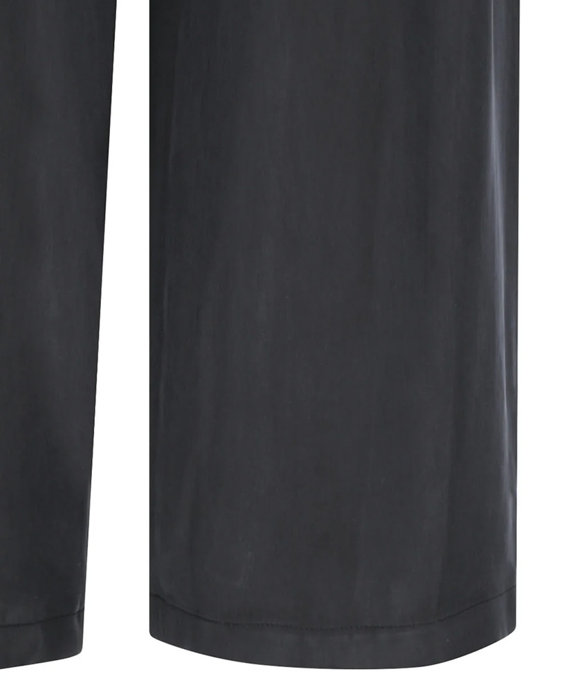 Women's Cupro Two Tuck Wide Pants Black/ブラック 0(WOMEN)