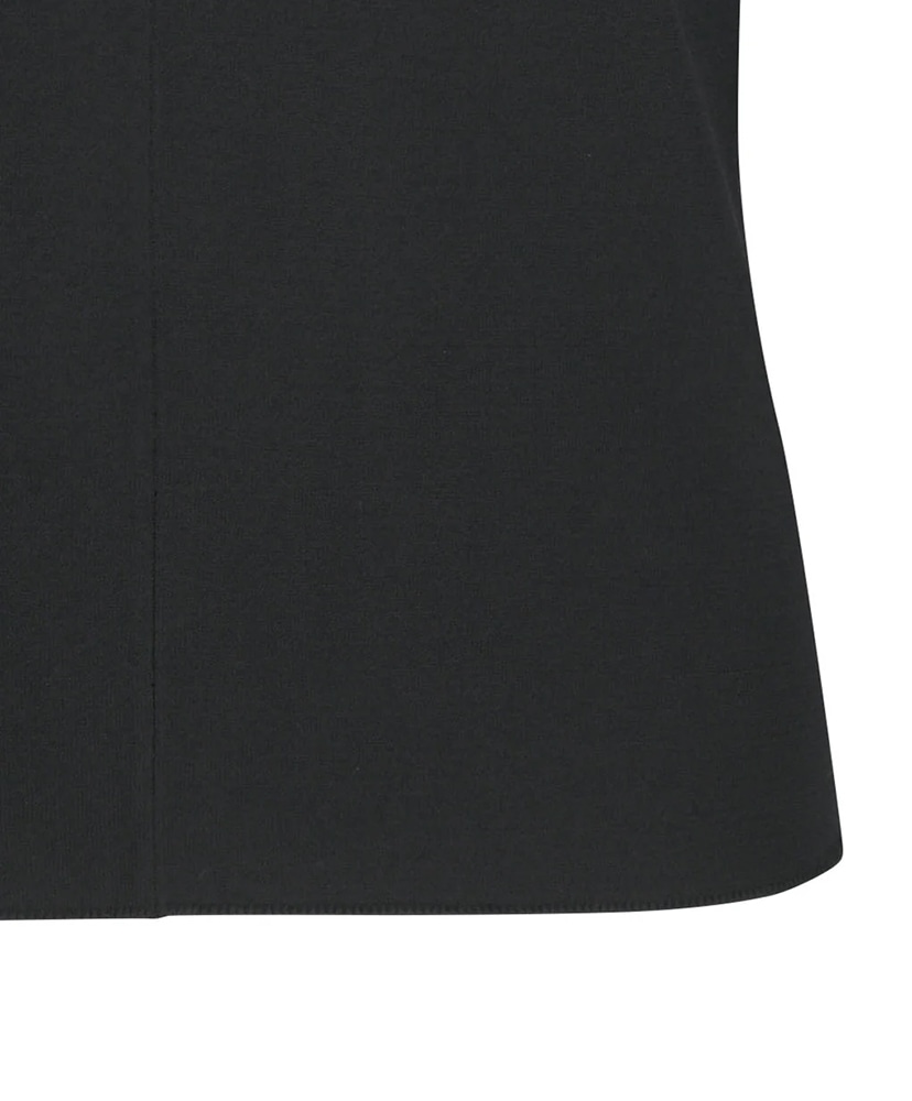 Half Zip-Up Knit Hoodie Black/ブラック 1(WOMEN)