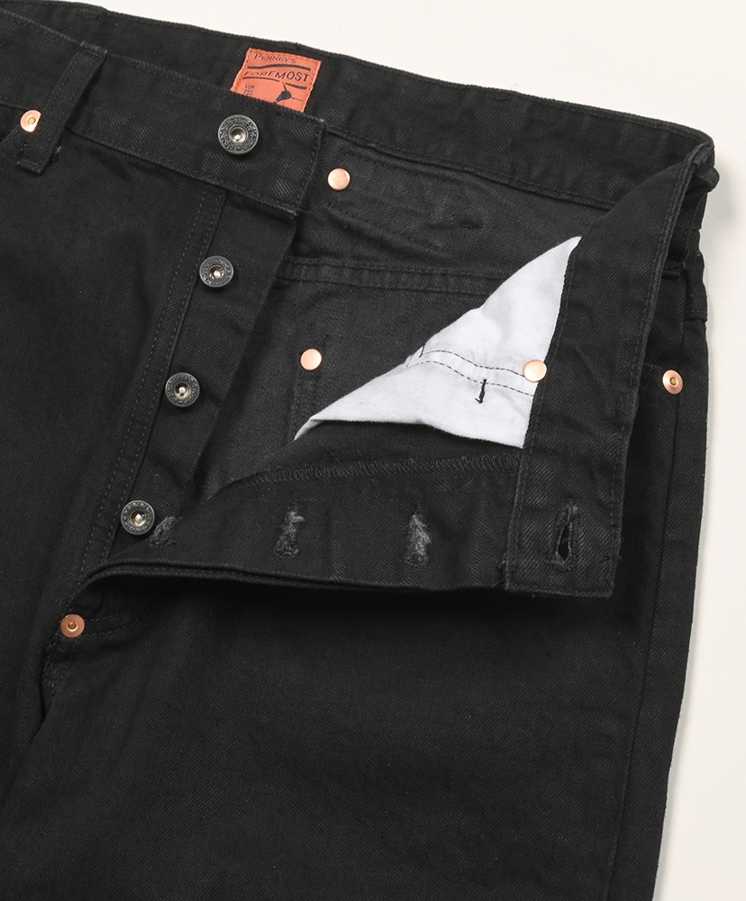 WWII 5Pocket Wide Pant - 13oz Cone Black Denim Black OW/ブラックワンウォッシュ 30(MEN)