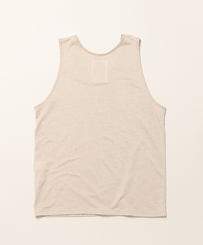 Linen Pique Tanktop Natural/ナチュラル L(MEN)
