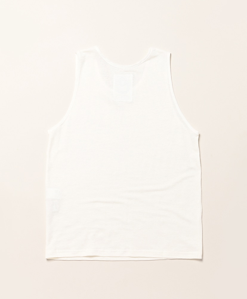 Linen Pique Tanktop White/ホワイト L(MEN)
