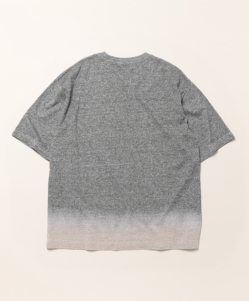 Linen High-Twist Cotton Crew Neck Short Sleeve Pullover Black×White/ブラック×ホワイト L(MEN)