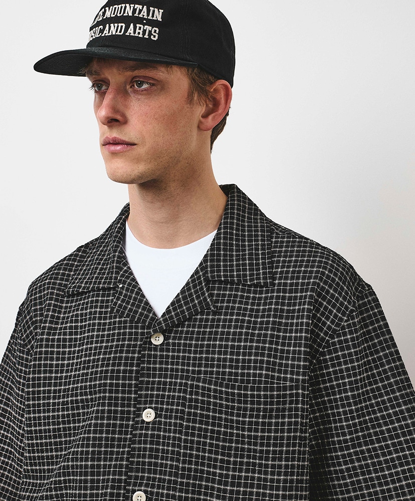 Loose Check Vacation Shirt Black/ブラック L(MEN)