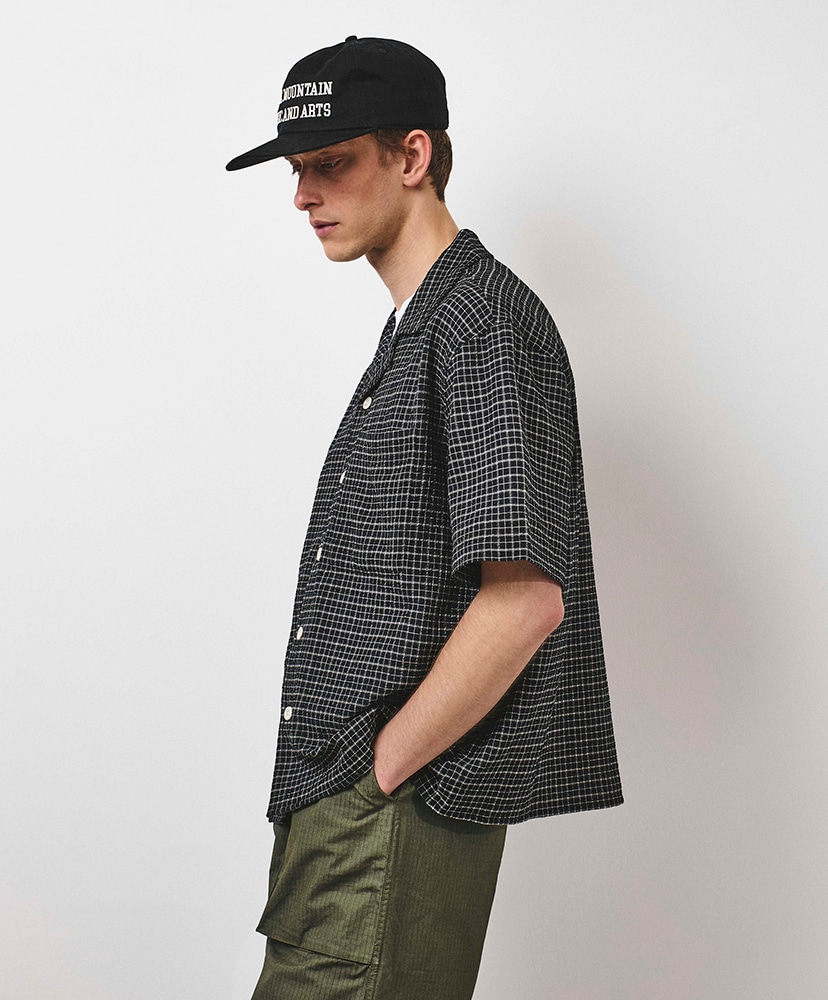 Loose Check Vacation Shirt Black/ブラック L(MEN)