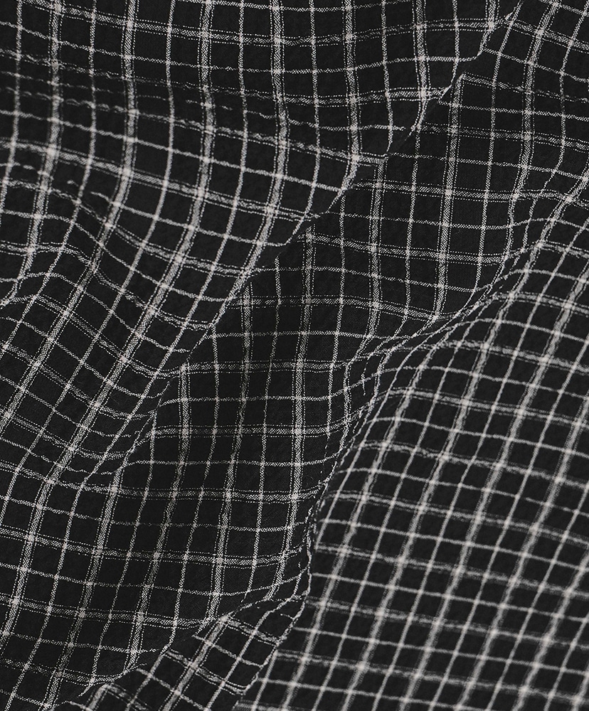 Loose Check Vacation Shirt Black/ブラック L(MEN)