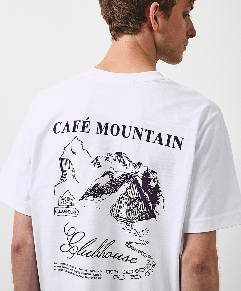 Refuge Tee Natural And Aubergine/ナチュラル アンド オーベルジーヌ L(MEN)
