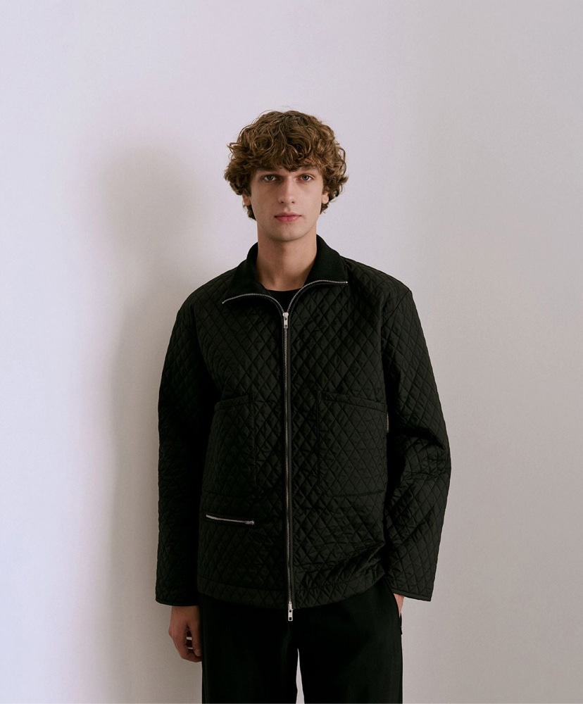 Black Edition High Neck Rib Jacket Mens Sable Black/セーブルブラック L(MEN)