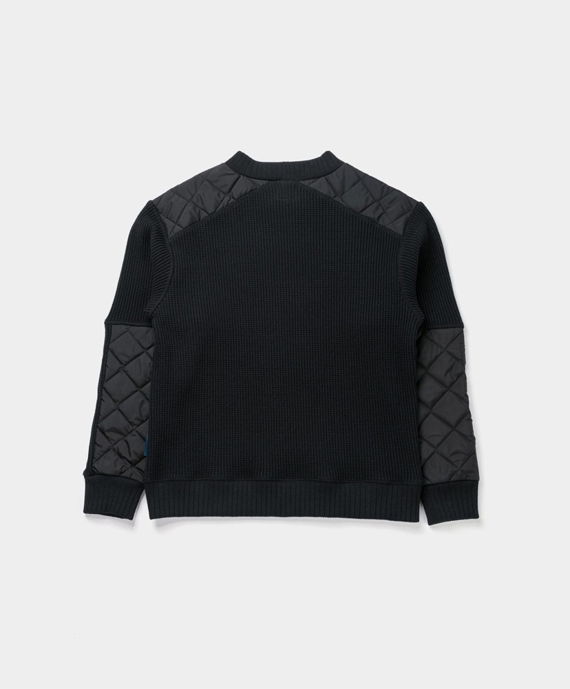 Jackman X Lavenham Waffle Armored Midneck Mens Sable Black/セーブルブラック L(MEN)