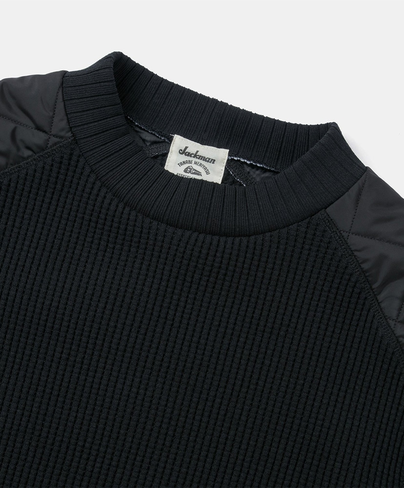 Jackman X Lavenham Waffle Armored Midneck Mens Sable Black/セーブルブラック L(MEN)