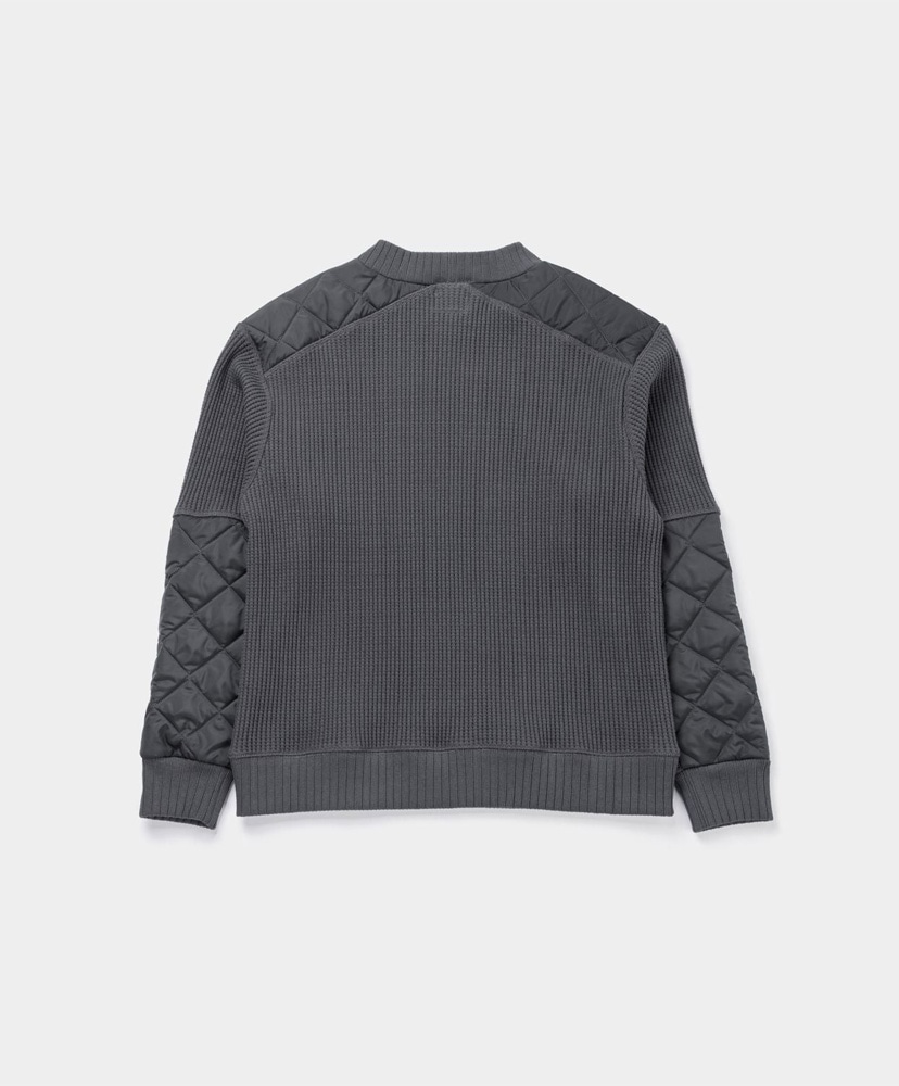 Jackman X Lavenham Waffle Armored Midneck Mens Steel Grey/スチールグレー M(MEN)