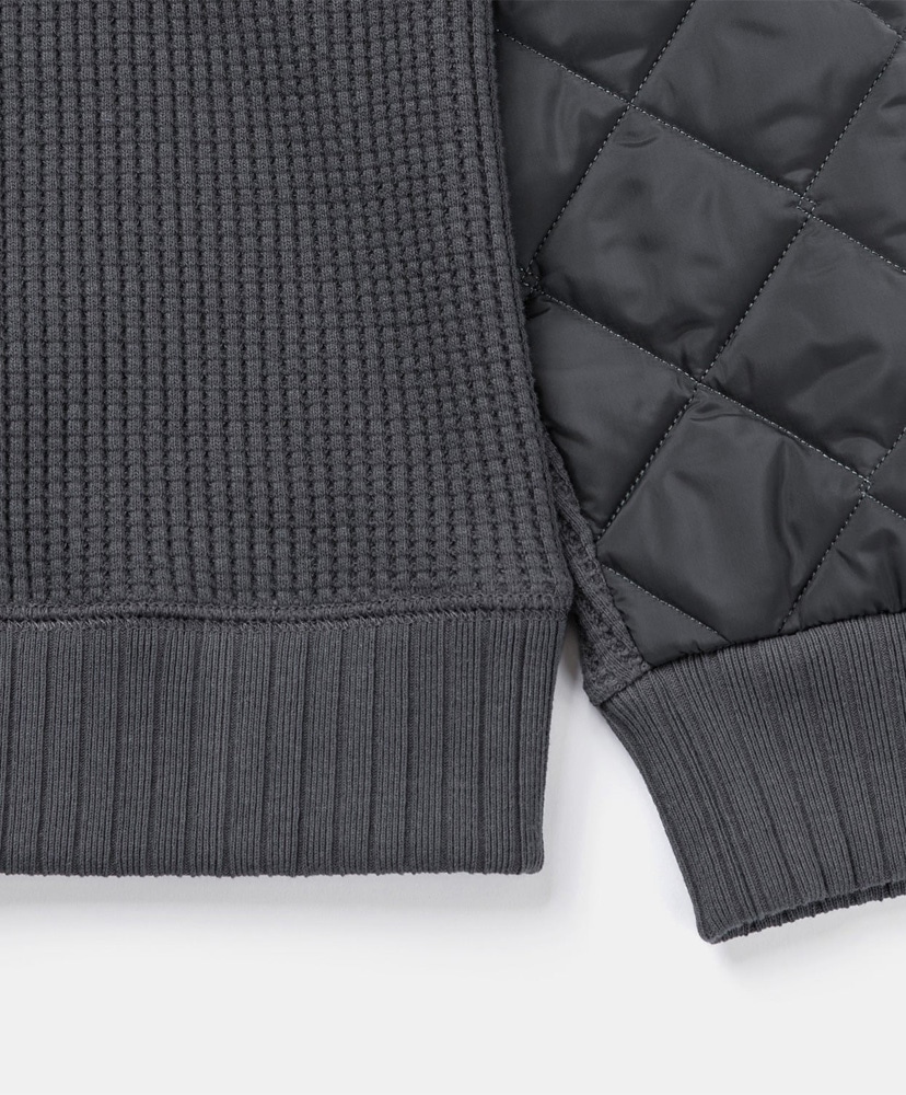 Jackman X Lavenham Waffle Armored Midneck Mens Steel Grey/スチールグレー M(MEN)