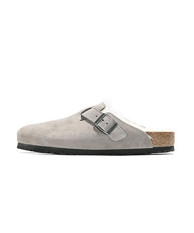 Boston Shearling Suede Leather (Regular Fit)(44(MEN) Stone