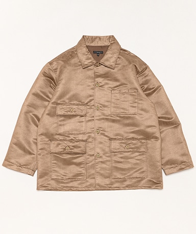 BA Shirt Jacket-Polyester Fake Suede(L(MEN) Khaki/カーキ ...