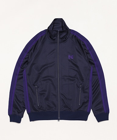 NEEDLES[ニードルズ] 23AW Track Jacket-Poly Smooth [Wine/Ivy Green