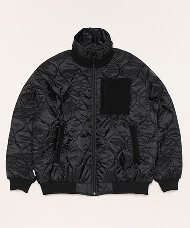 Quilted Puff Jacket(L(MEN) Black×Black/ブラック×ブラック): S.F.C