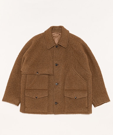 Wool Shaggy Cruiser Jacket(2(MEN) Camel Brown/キャメルブラウン