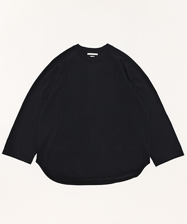 Co/Silk Nep Baseball Raglan Tee(2(MEN) Black Navy/ブラック