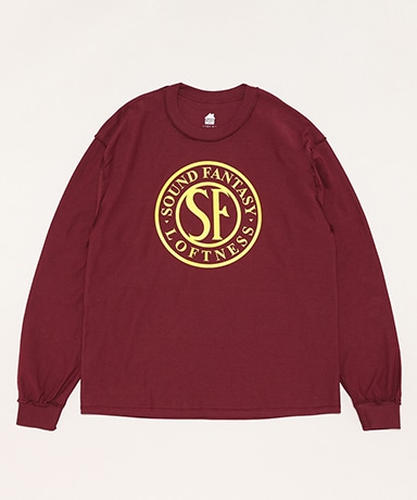 LOFTMAN別注 SF LST-Shirts(ONE Burgundy/バーガンディ): ISNESS MUSIC