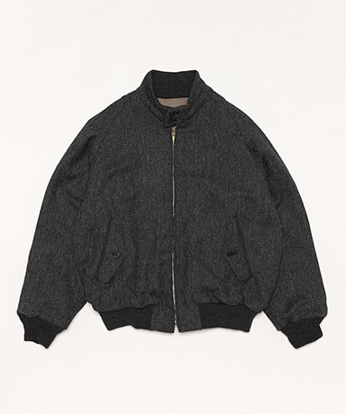 Tweed Harrington Jacket(2(MEN) Charcoal/チャコール): A.PRESSE