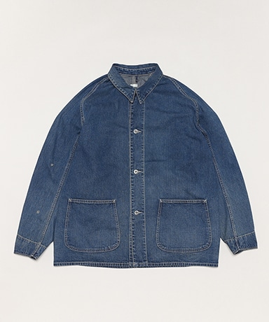 Denim Coverall Jacket(1(MEN) Indigo/インディゴ): A.PRESSE