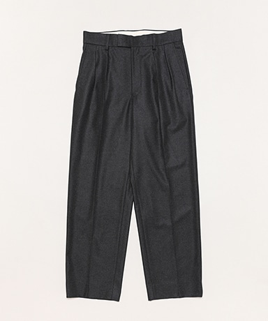 Wide Tapered Trousers(1(MEN) Charcoal/チャコール): A.PRESSE