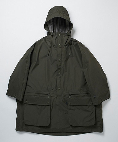 W's GORE-TEX WINDSTOPPER Tech Rain Poncho(FREE(WOMEN) Dark Olive