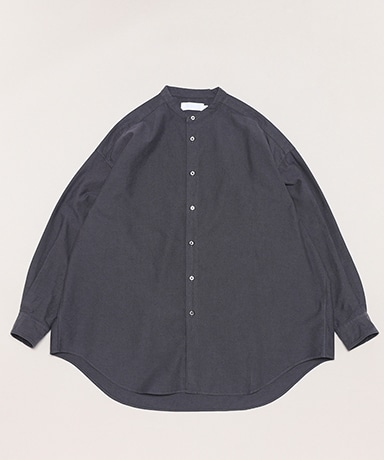 Graphpaper/グラフペーパー】Oxford Oversized Band Collar Shirt