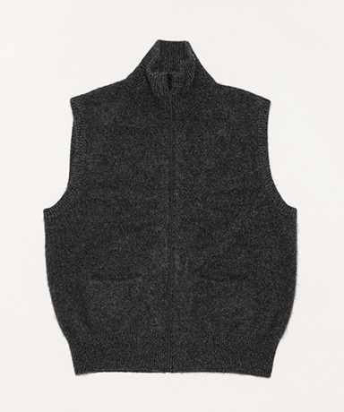 MAATEE\u0026SONS CASHEMERE 強圧縮 JIP VEST サイズ4AHH - トップス