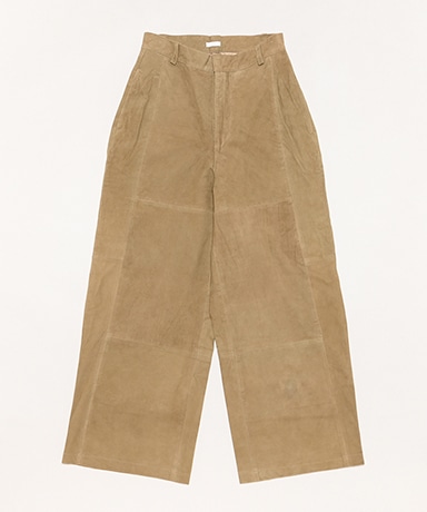 SEEALL[シーオール] 23AW Reconstructed Boots Cut Buggy Pants-Leather