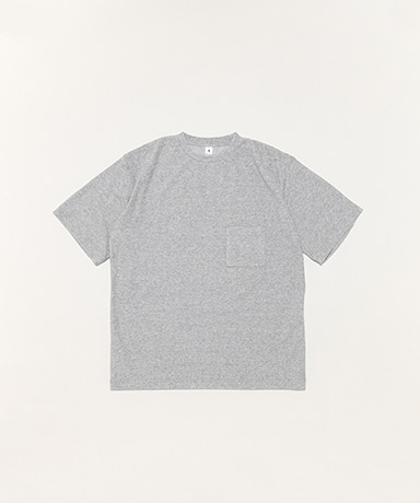 TC Pile Jersey Crew Neck Pocket S/S Tee(L(MEN) Heather Gray/ヘザー