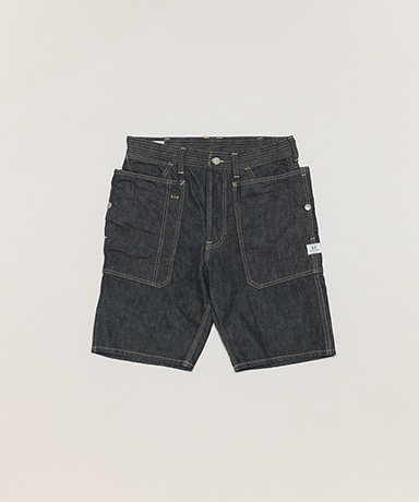 Fall Leaf Pants 1/2-13.5oz Denim(M(MEN) Indigo/インディゴ): SASSAFRAS