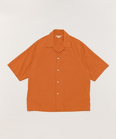 Chambray Open Collar Shirt(2(MEN) Terracotta/テラコッタ): blurhms