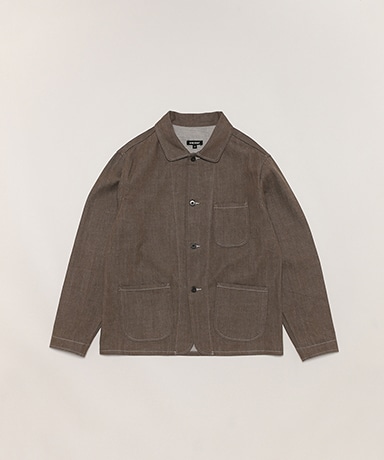 Three Pocket Jacket-Organic Cotton Denim(L(MEN) Brown/ブラウン ...