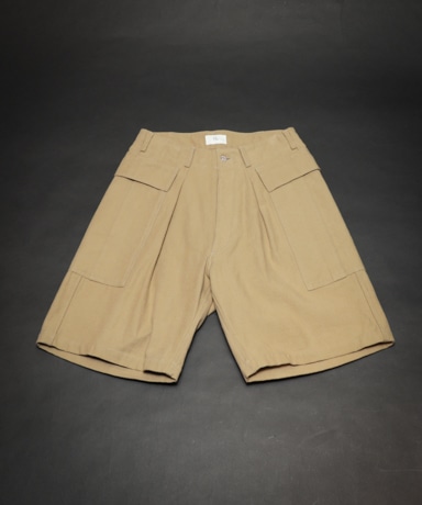 HL Denim Cargo Shorts(2(MEN) Khaki/カーキ): HERILL