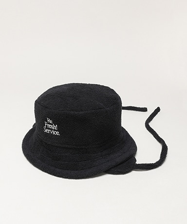 ReFresh!Service. Pile Sauna Hat(FREE(MEN) Black/ブラック