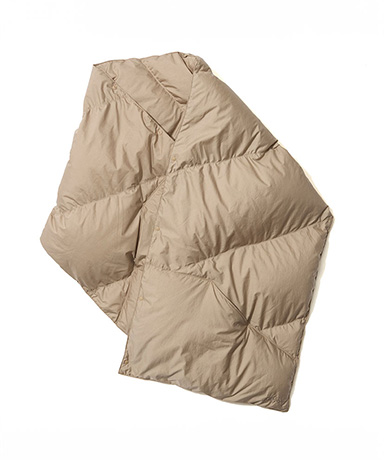 Down Poncho Muffler (Women)(FREE MOCHA/モカ): NANGA