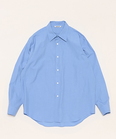 AURALE24awWASHED FINX TWILL SHIRTサイズ4 - メルカリ｜ワイシャツ