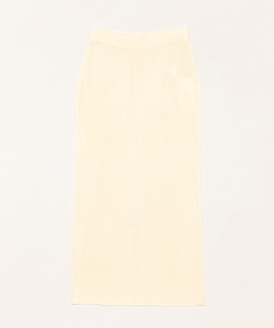 LOFTMAN別注 Solidwool Rib Skirt