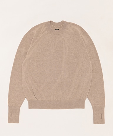 Men Aging Wool Signature Crew Neck