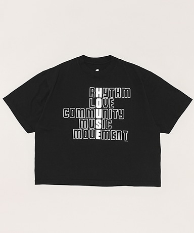 House Rhythm T-Shirt(L(MEN) Black/ブラック): ISNESS MUSIC