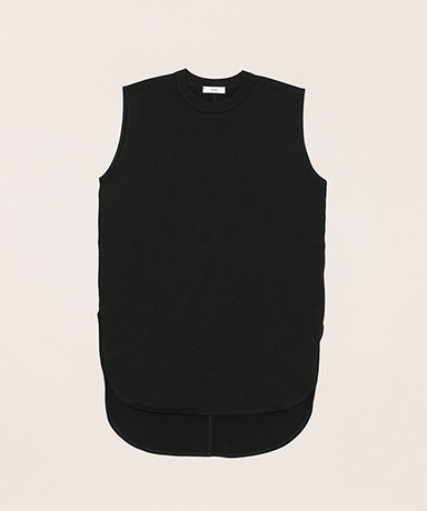 12/- Air Spinning | Round Hem Tanktop(01(WOMEN) Black/ブラック): ATON