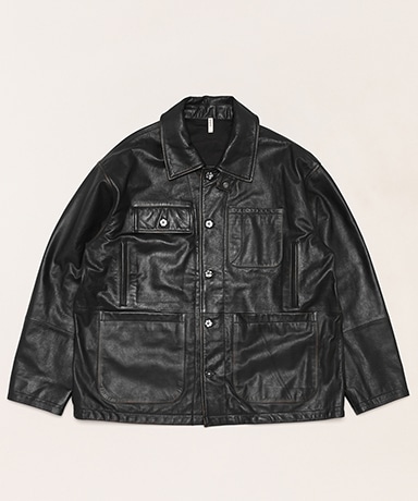 テッドマン ma-1 レザージャケット ピックレザー 豚革