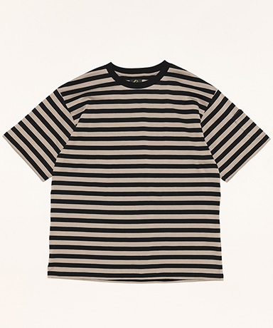 Striped crew shop neck tee