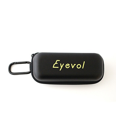Eyevol ZIP SOFT CASE YELLOW LOGO