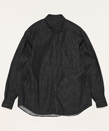 コレクション整理の為出品です新品 COMOLI コモリ デニム コモリシャツ 24SS サイズ5 ブラック