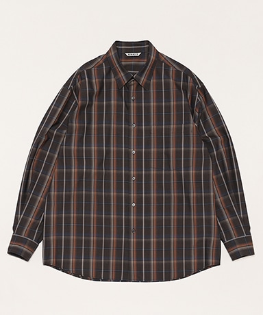 Super Light Wool Check Shirt(3(MEN) Dark Brown Check/ダーク ...
