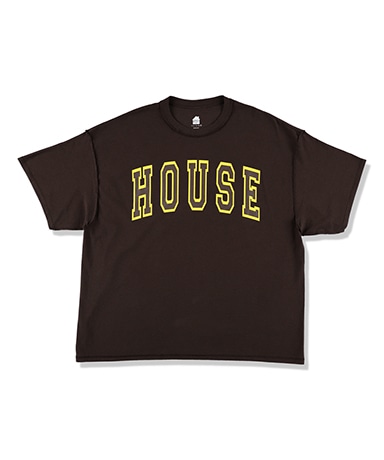 HOUSE T-Shirt(ONE Brown/ブラウン): ISNESS MUSIC